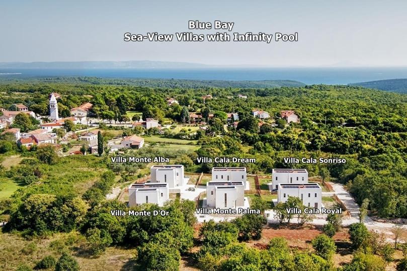 Sea View Villa Cala Royal Krnica Dış mekan fotoğraf